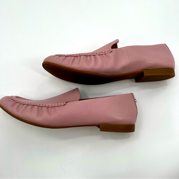 UGG Women Pink Crystal Vivian Suede Loafer Soft Leather Size US 8.5 EU 39.5 - Picture 7 of 10